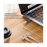 Duca Store Type C To Lightning Kulaklık Dönüştürücü iPad Yuva Çevirici Müzik Dinleme Arama Otgkl