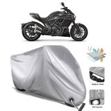 Ducati Diavel Carbon Arka Çanta Uyumsuz Ultra Kalın Su Geçirmez Motor Brandası