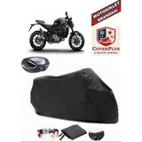 Ducati Scrambler Nightshift Branda Siyah Arka Çanta Uyumlu(Topcase) Motosiket Brandası Motor Örtüsü Çadır Su Geçirmez Motosiklet Kılıfı Motor Brandası,lastikli,taşıma Torbalı