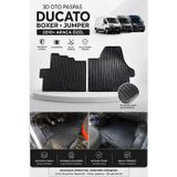 Ducato Boxer Jumper 2010+ 3D Oto Paspas Araca Özel Kaymaz TPE Kauçuk