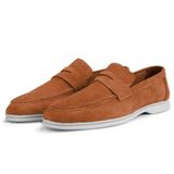 Ducavelli Ante Loafer Taba Hakiki Deri Erkek Ayakkabı