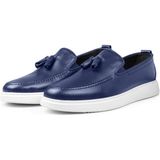 Ducavelli Fringe Hakiki Deri Erkek Günlük Ayakkabı, Loafer Ayakkabı, Hafif Ayakkabı, Yazlık Ayakkabı, Hafif Ayakkabı Taban Poliüretan - Lacivert