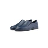 Ducavelli Kaila Hakiki Deri Comfort Ortopedik Erkek Günlük Ayakkabı, Baba Ayakkabısı, Ortopedik Ayakkabı, Loafer Ayakkabı - Lacivert - 42