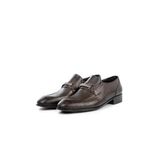 Ducavelli Lunta Hakiki Deri Erkek Klasik Ayakkabı, Loafer Klasik Ayakkabı, Makosen Ayakkabı Kahverengi 47