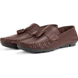 Ducavelli Noble Hakiki Deri Erkek Günlük Ayakkabı, Rog Loafer Ayakkabı - Kahverengi