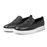 Ducavelli Stamped Hakiki Deri Erkek Günlük Ayakkabı, Loafer Ayakkabı, Hafif Ayakkabı, Yazlık Ayakkabı, Hafif Ayakkabı Siyah, 39