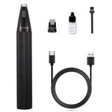 DUCINO LED'li Köpek Pati Makası, USB Şarj Edilebilir Profesyonel Köpek Bakım Kiti, Küçük Köpekler ve Kediler Yüz Çevresi, Pençeler, Gözler, Kulaklar, Rump (Siyah)