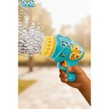 Duck Çok Delikli Pilli Köpük Atan Tabanca Oyuncağı Mavi Hediyelik Bubble Gun