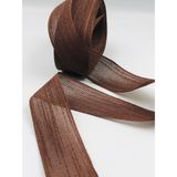 Duck Hoby 5 mt Keten Kurdele Nopeli 25 mm Bohça, Süsleme, Çeyiz, Gelin, Nişan, Söz, Paketleme, Fiyonk - Kahverengi