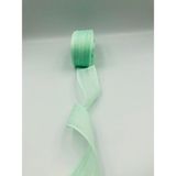 Duck Hoby 5 mt Keten Kurdele Nopeli 25 mm Bohça, Süsleme, Çeyiz, Gelin, Nişan, Söz, Paketleme, Fiyonk - Mint