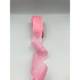 Duck Hoby 5 mt Keten Kurdele Nopeli 25 mm Bohça, Süsleme, Çeyiz, Gelin, Nişan, Söz, Paketleme, Fiyonk - Pembe