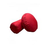 Duck Kumaş Bolster Minderi & Meditasyon Minderi 2'li Set Yoga Bolster ve Meditasyon Minderi (Kırmızı)