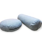 Duck Kumaş Bolster Minderi & Meditasyon Minderi 2'li Set Yoga Bolster ve Meditasyon Minderi (Mavi)