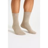 Ducks Socks Erkek Krem Bambu Çorap 6'lı Kutulu Dikişsiz Uzun Konç Yıkamalı