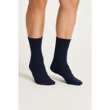 Ducks Socks Erkek Lacivert Bambu Çorap 6'lı Kutulu Dikişsiz Uzun Konç Yıkamalı