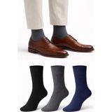 Ducks Socks Erkek Uzun Konç Bambu Çorap 3’lü Dikişsiz Terletmeyen Ince Yazlık Nefes Alabilir Premium Çorap - Çok Renkli