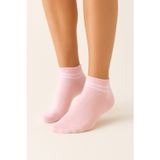 Ducks Socks Kadın Pembe Dikişsiz 6'lı Bambu Çemberli Patik Çorap