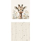 Duckyboo Baby Giraffe & Moonloops 2'li Bebek Müslin Örtü Seti - Standart