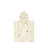 Duckyboo Moonloops Krem Pamuk Müslin Unisex Bebek Çocuk Panço Bornoz