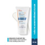 Ducray Keracnyl UV Fluid SPF 50+ Yağlı ve Akneye Eğilimli Ciltler İçin 50 ml Matlaştırıcı Güneş Kremi