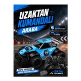 Dude Metal Kasa 1:22 Ölçek Uzaktan Kumandalı Yarış Arabası – 2.4 Ghz Uzun Menzilli - Hızlı Sürüş - Darbeye Dayanıklı Kasa - Şarj Edilebilir Pilli