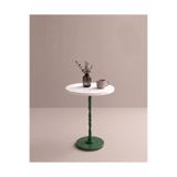 DUDECOR Modern Sehpa Petrol Yeşili Sehpa Metal Ayaklı Salon Sehpası Ofis Sehpa Modern OSLO Serisi