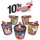 Dudomi 10’lu Noodle Tanışma Paketi + Bambu Chopstick Hediye! - 680 gr