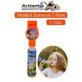 Düdüklü Baloncuk Üfleme 1 Adet Çocuklar İçin Köpük Baloncuk Köpük Üfleme Oyuncağı Sınıf Karne Hediye Parti