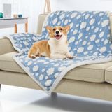 Due Felice Küçük Orta Büyük Köpekler için Su Geçirmez Köpek Battaniyesi İç Mekan Kediler için Polar Kedi Battaniyeleri Yıkanabilir Kabarık Evcil Hayvan Yatağı Battaniye Mobilya Kanepe Örtüsü Koruyucu