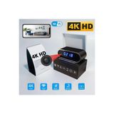 Duego Geliştirilmiş Görüntü Kalitesi 4K WiFi Saat Görünümlü Güvenlik Kamerası Gece Görüşlü Gizli Hareket Algılama Uzaktan İzleme