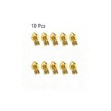 Duen 10 adet 3D yazıcı Nozul aksesuar MK8 0.4mm CR-10 için Ender 3 Creality uyumlu 3D Printer Nozzle