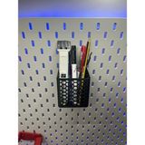 DU&ER Skadis Uyumlu Hexagon Küp Organizer – Pegboard Duvar Paneli Mini Raf Düzenleyici