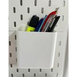 DU&ER Skadis Uyumlu Küp Organizer Raf – Pegboard Duvar Paneli Mini Depolama Kutusu