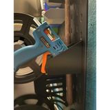 DU&ER Skadis Uyumlu Sıcak Tutkal Tabancası Tutucu – Pegboard Organizer Standı