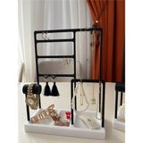 DU&ER 💍 Takı Standı – Küpe, Kolye ve Bileklik Düzenleyici Masaüstü Organizer - Çok Renkli