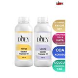 DUEY 2x 1000 ML Vanilya&Lavanta Uçucu Yağ, Mum Esansı, Oda Kokusu, Hava Nemlendiricisi