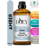 DUEY Amber Uçucu Yağ 100ML Buhurdanlık Yağı Difüzör Esansı Oda Kokusu Esansı Hava Nemlendirici