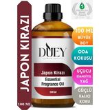 DUEY Japon Kirazı Uçucu Yağ 100ML Buhurdanlık Yağı Difüzör Esansı Oda Kokusu Esansı Hava Nemlendirici
