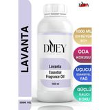 DUEY Lavanta Uçucu Yağ 1000 Ml Mum Esansı, Oda Kokusu, Hava Nemlendiricisi, Çamaşır Kurutma Topu