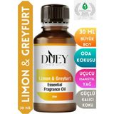 Duey Limon&greyfurt Uçucu 30 ml Buhurdanlık Yağı Difüzör Esansı Oda Kokusu Hava Nemlendirici