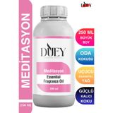 DUEY Meditasyon Uçucu Yağ 250 Ml Mum Esansı, Oda Kokusu, Hava Nemlendiricisi, Çamaşır Kurutma Topu
