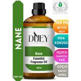 DUEY Nane Uçucu Yağ 100ML Buhurdanlık Yağı Difüzör Esansı Oda Kokusu Esansı Hava Nemlendirici