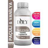 Duey Paçuli&vanilya Uçucu Yağ 250 ml Mum Esansı, Oda Kokusu, Hava Nemlendiricisi, Çamaşır Kurutma Topu