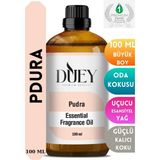 DUEY Pudra Uçucu Yağ 100ML Buhurdanlık Yağı Difüzör Esansı Oda Kokusu Esansı Hava Nemlendirici