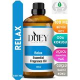 DUEY Relax Uçucu Yağ 100ML Buhurdanlık Yağı Difüzör Esansı Oda Kokusu Esansı Hava Nemlendirici