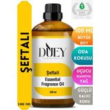 DUEY Şeftali Uçucu Yağ 100ML Buhurdanlık Yağı Difüzör Esansı Oda Kokusu Esansı Hava Nemlendirici