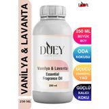 DUEY Vanilya&Lavanta Uçucu Yağ 250 Ml Mum Esansı, Oda Kokusu, Hava Nemlendiricisi, Çamaşır Kurutma Topu