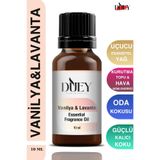 DUEY Vanilya&Lavanta Uçucu Yağ Buhurdanlık Yağı Difüzör Esansı Oda Kokusu Esansı Hava Nemlendirici Esans
