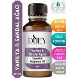 Duey Vanilya&sandal Uçucu 30 ml Buhurdanlık Yağı Difüzör Esansı Oda Kokusu Hava Nemlendirici