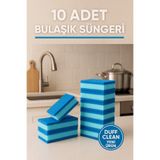 DUFF CLEAN 10 ADET Mavi Gücü Bulaşık Süngeri”
